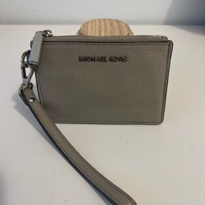 Michael Kors Beige Wristlet with Strap